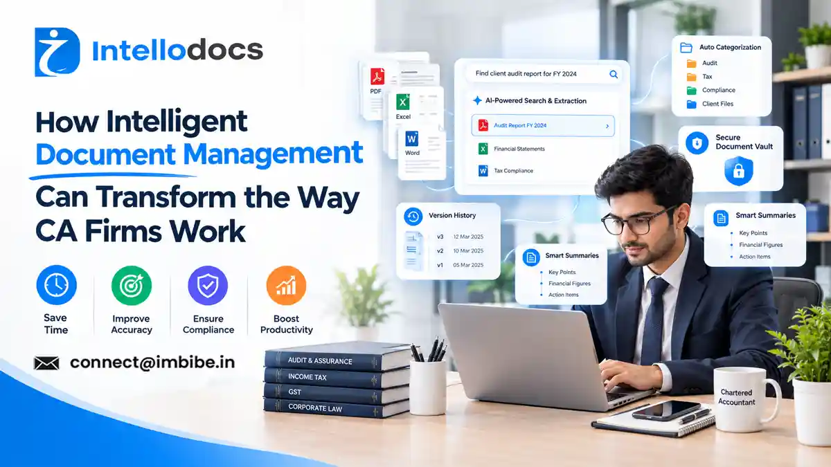 How Intelligent Document Management Can Transform the Way CA Firms Work